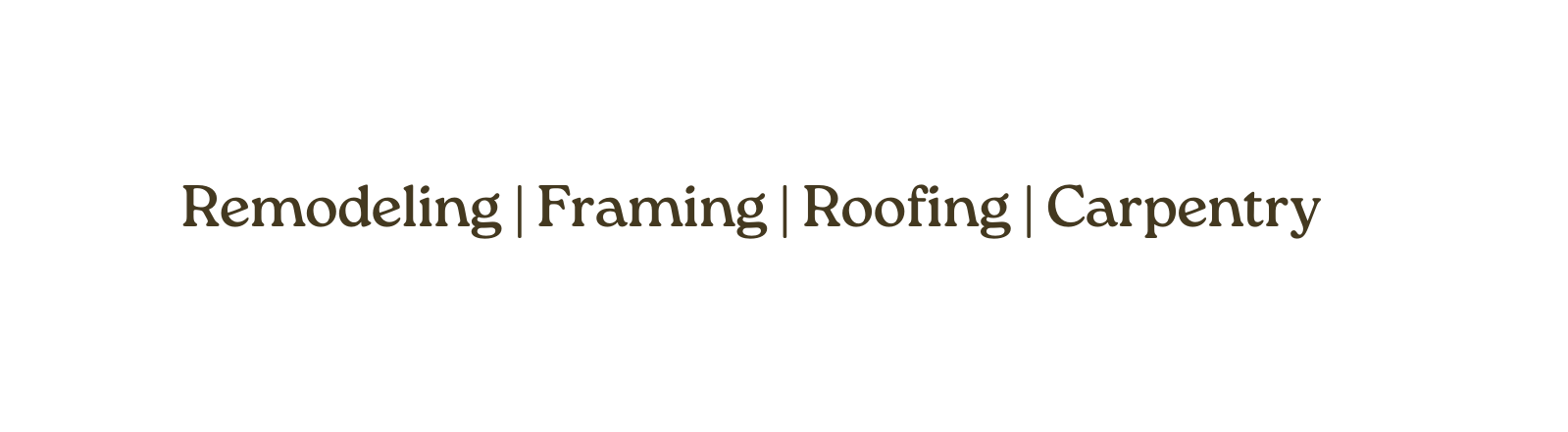 Remodeling Framing Roofing Carpentry
